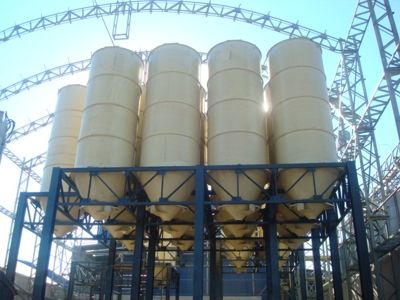Fabricação de silos metalicos